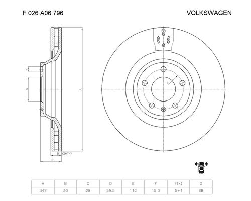 BOSCH F 026 A06 796 BOSCH F 026 A06 796