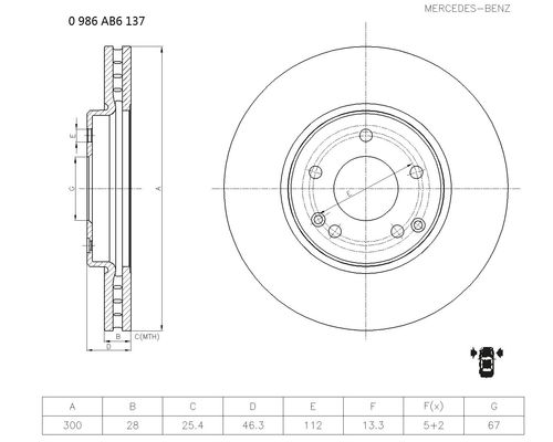 BOSCH 0 986 AB6 137