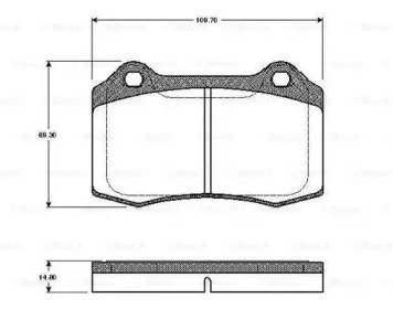 BOSCH 0 986 TB2 244