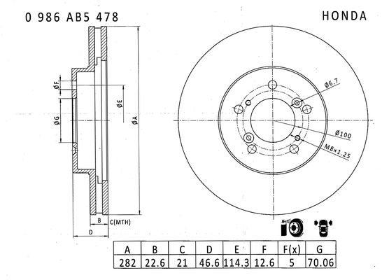 BOSCH 0 986 AB5 478