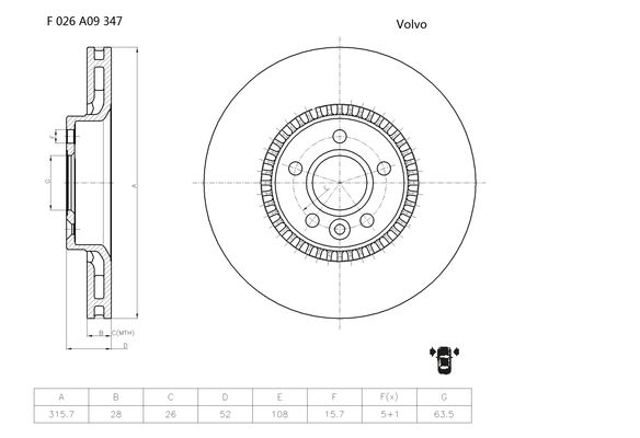 BOSCH F 026 A09 347