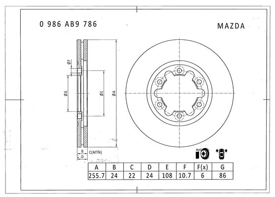 BOSCH 0 986 AB9 786