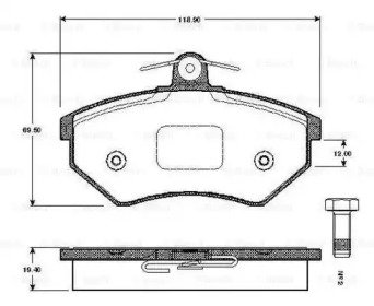 BOSCH 0 986 TB2 505