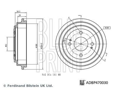 BLUE PRINT ADBP470030