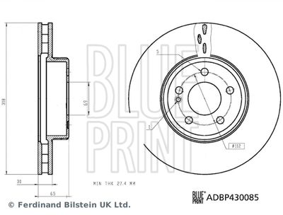 BLUE PRINT ADBP430085 BLUE PRINT ADBP430085