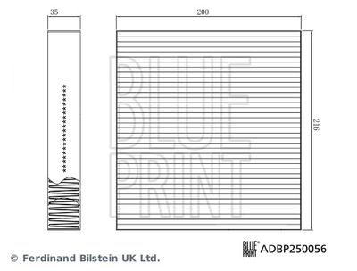 BLUE PRINT ADBP250056 BLUE PRINT ADBP250056