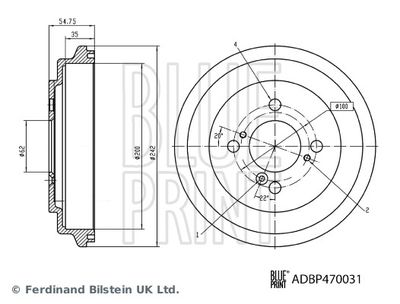 BLUE PRINT ADBP470031