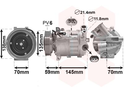 VAN WEZEL 0100K145