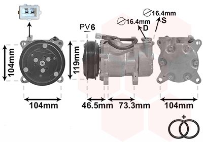 VAN WEZEL 0900K030