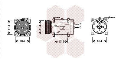 VAN WEZEL 4300K244