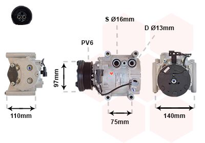 VAN WEZEL 7700K025