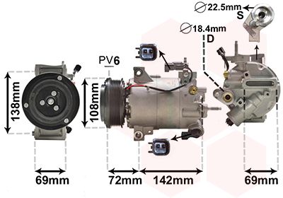 VAN WEZEL 1800K603