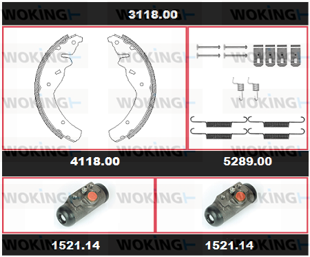 WOKING 3118.00 WOKING 3118.00