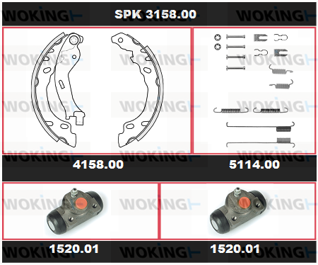 WOKING SPK 3158.00 WOKING SPK 3158.00