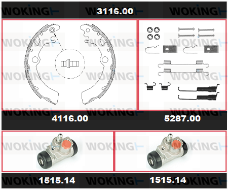 WOKING 3116.00 WOKING 3116.00