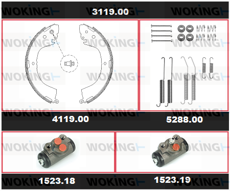 WOKING 3119.00 WOKING 3119.00