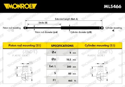 MONROE ML5466 MONROE ML5466