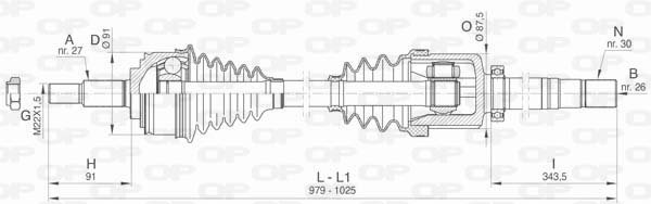 OPEN PARTS DRS6481.00