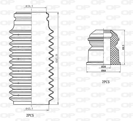 OPEN PARTS DCK5039.04