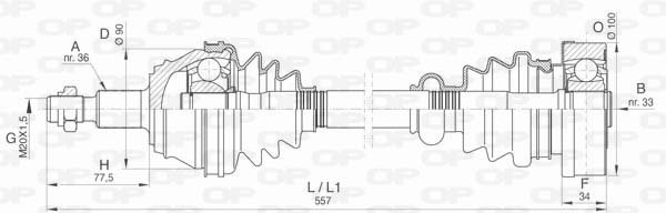 OPEN PARTS DRS6422.00