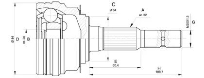 OPEN PARTS CVJ5307.10