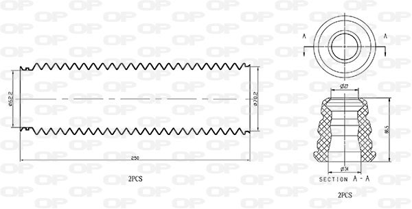 OPEN PARTS DCK5011.04