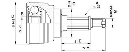 OPEN PARTS CVJ5260.10