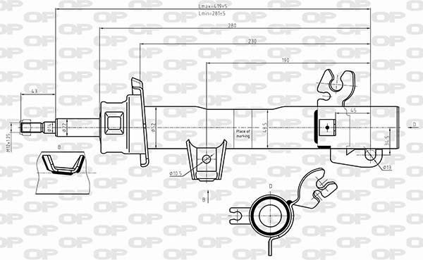 OPEN PARTS SAB8651.31