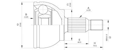 OPEN PARTS CVJ5628.10