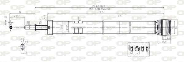 OPEN PARTS SAB8116.32