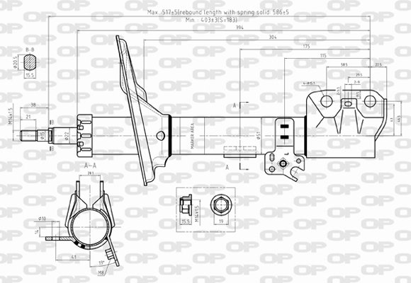 OPEN PARTS SAB8310.31