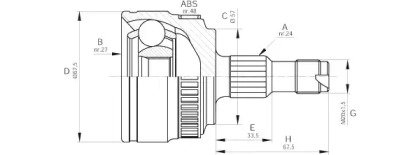 OPEN PARTS CVJ5354.10