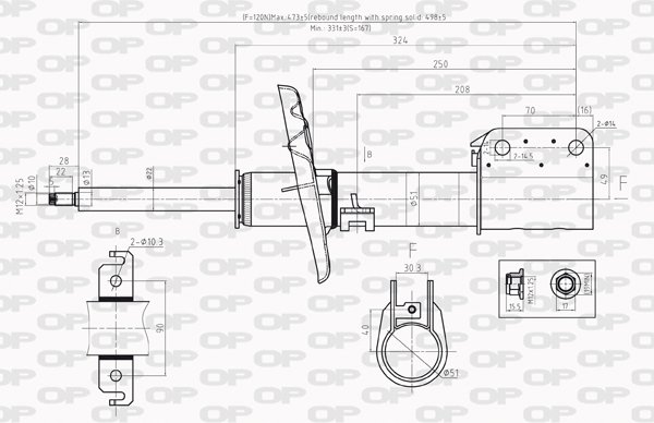 OPEN PARTS SAB8196.31