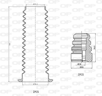 OPEN PARTS DCK5087.04