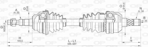 OPEN PARTS DRS6446.00