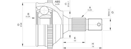 OPEN PARTS CVJ5276.10