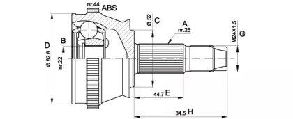 OPEN PARTS CVJ5210.10