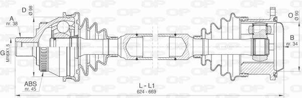 OPEN PARTS DRS6405.00