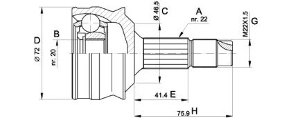 OPEN PARTS CVJ5064.10