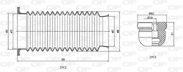 OPEN PARTS DCK5026.04