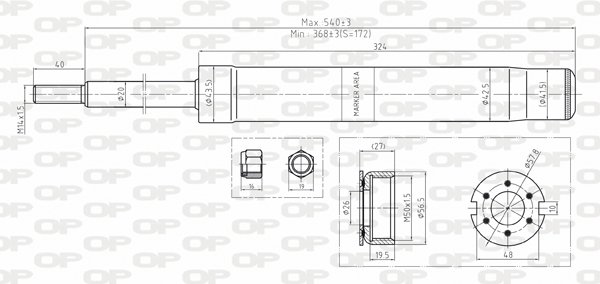 OPEN PARTS SAB8161.31