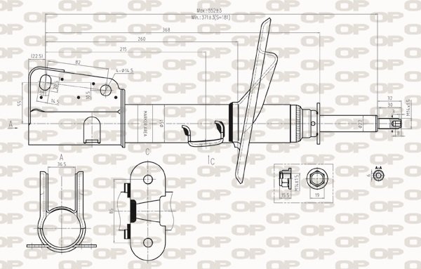 OPEN PARTS SAB8308.31