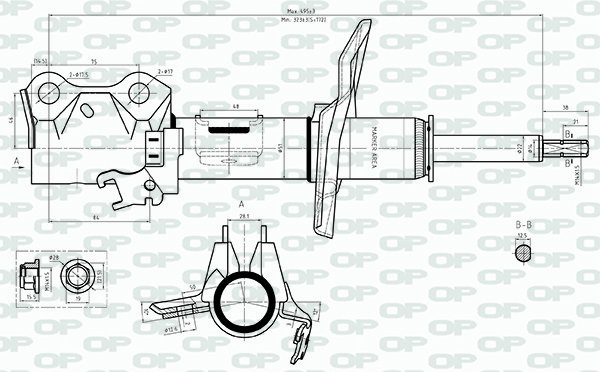 OPEN PARTS SAB8559.31