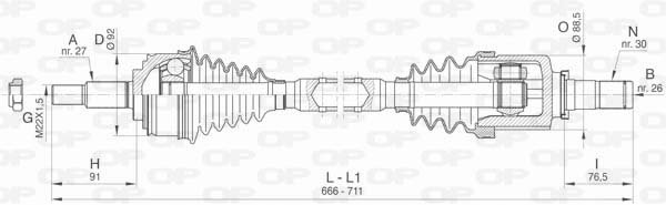 OPEN PARTS DRS6482.00