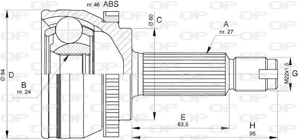 OPEN PARTS CVJ5777.10