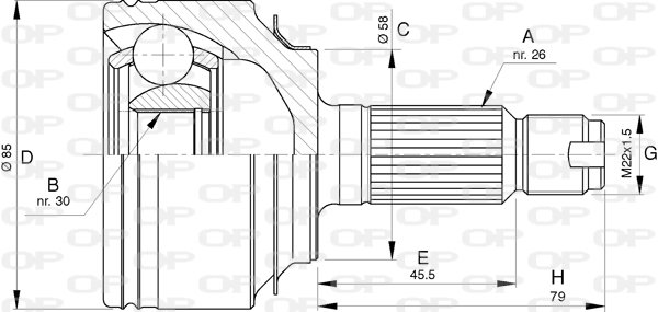 OPEN PARTS CVJ5774.10