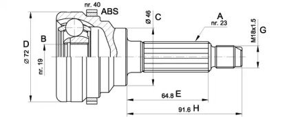 OPEN PARTS CVJ5274.10