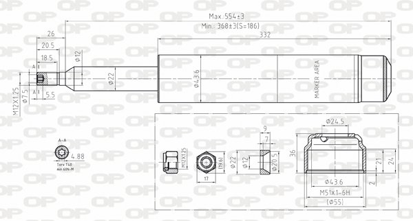 OPEN PARTS SAB8095.11