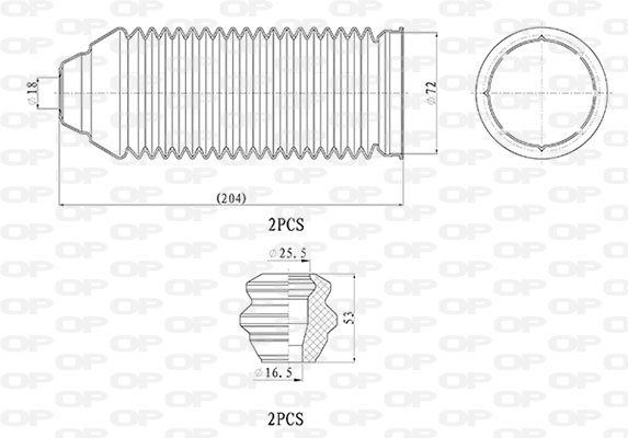 OPEN PARTS DCK5051.04