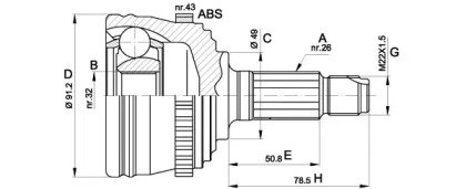 OPEN PARTS CVJ5370.10